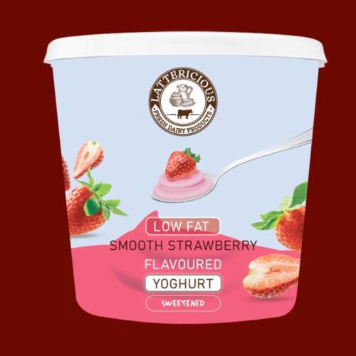 Smooth Strawberry Flavoured Yoghurt