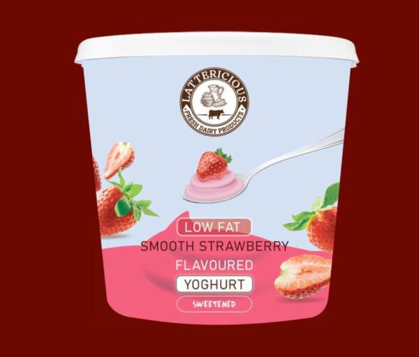 Smooth Strawberry Flavoured Yoghurt